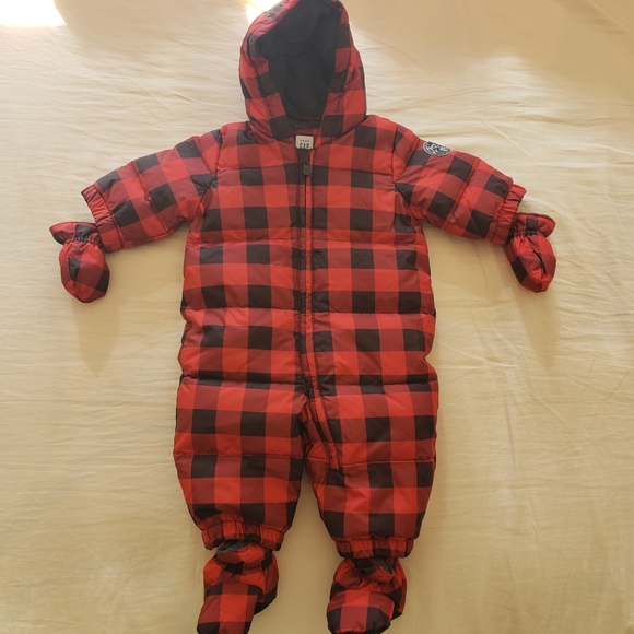 SOLD ! ! NEW GAP Baby Cold Control Down Puffer One-Piece NWOT - Picture 1 of 9